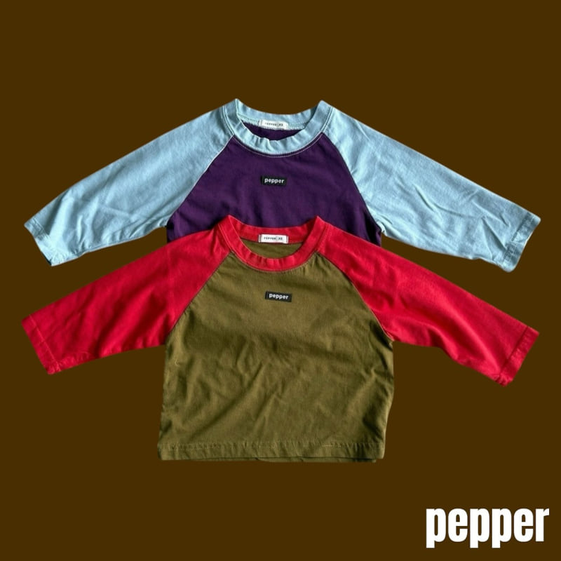 Pepper - Korean Children Fashion - #kidsshorts - Salty Raglan Tee