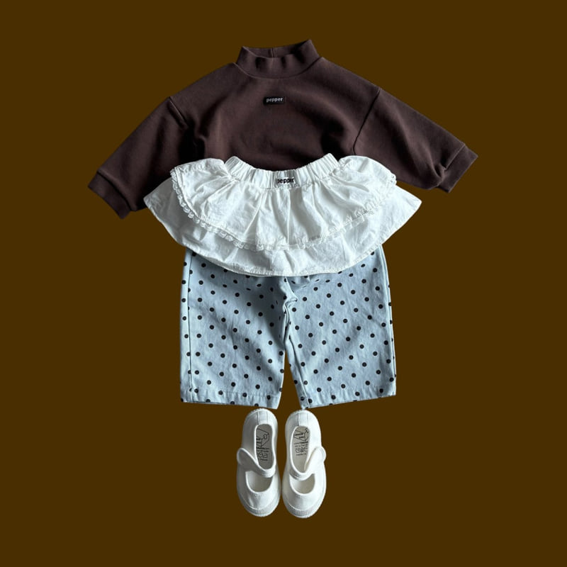 Pepper - Korean Children Fashion - #kidsstore - Tangerine Mock Neck Top - 9