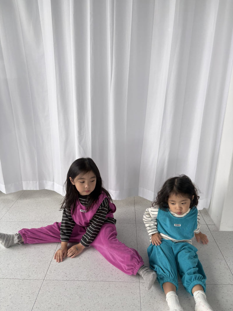 Pepper - Korean Children Fashion - #kidsshorts - Terry Jogger Pants - 4