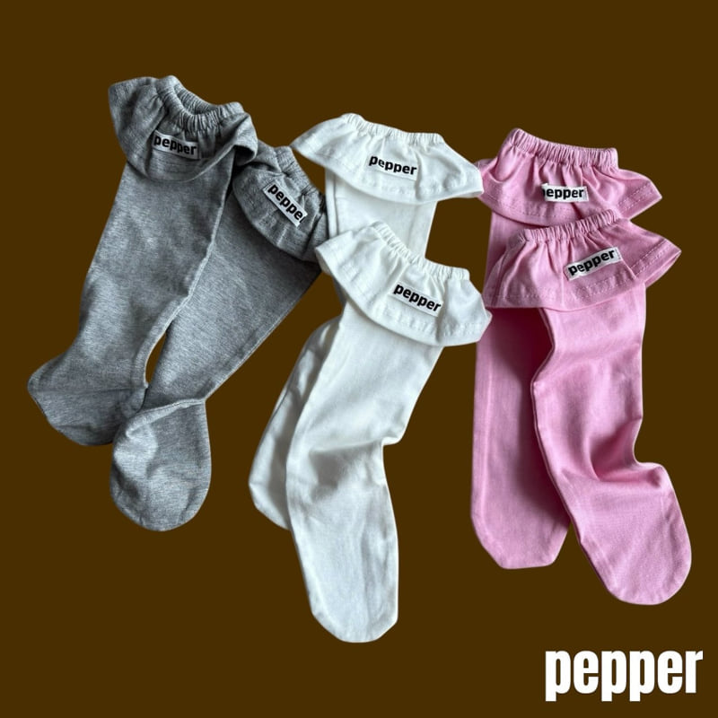Pepper - Korean Children Fashion - #kidsstore - Frill Knee Socks