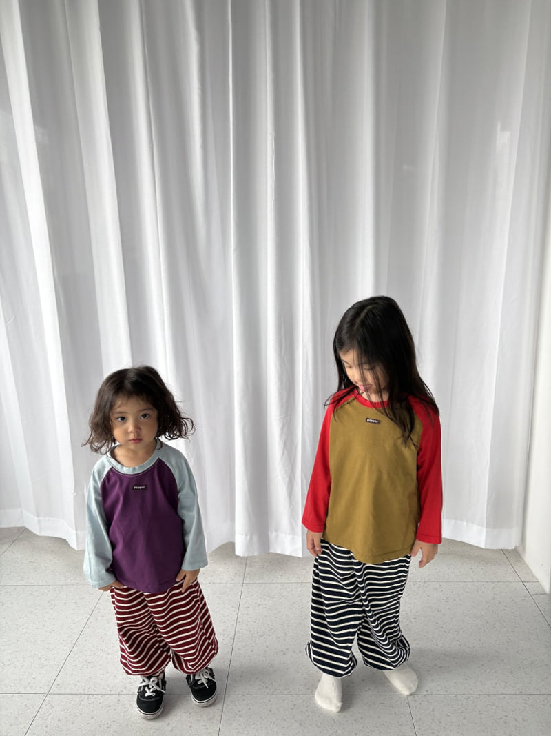 Pepper - Korean Children Fashion - #kidsstore - Salty Raglan Tee - 2