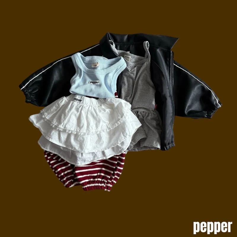 Pepper - Korean Children Fashion - #kidsstore - PP Faux Leather Jacket - 11