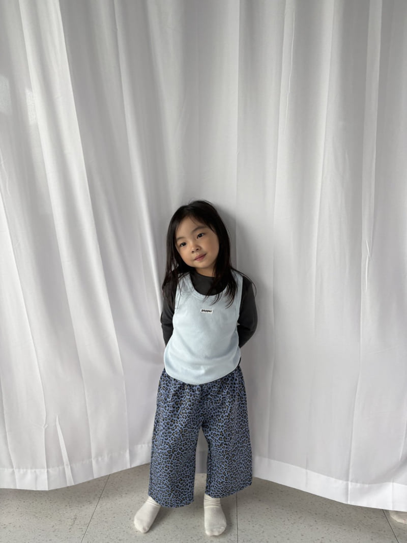 Pepper - Korean Children Fashion - #kidzfashiontrend - Ribbed Layered Sleeveless Top - 8