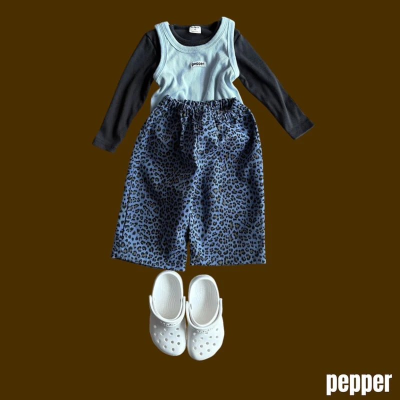 Pepper - Korean Children Fashion - #kidzfashiontrend - Pig Leopard Print Pants - 10