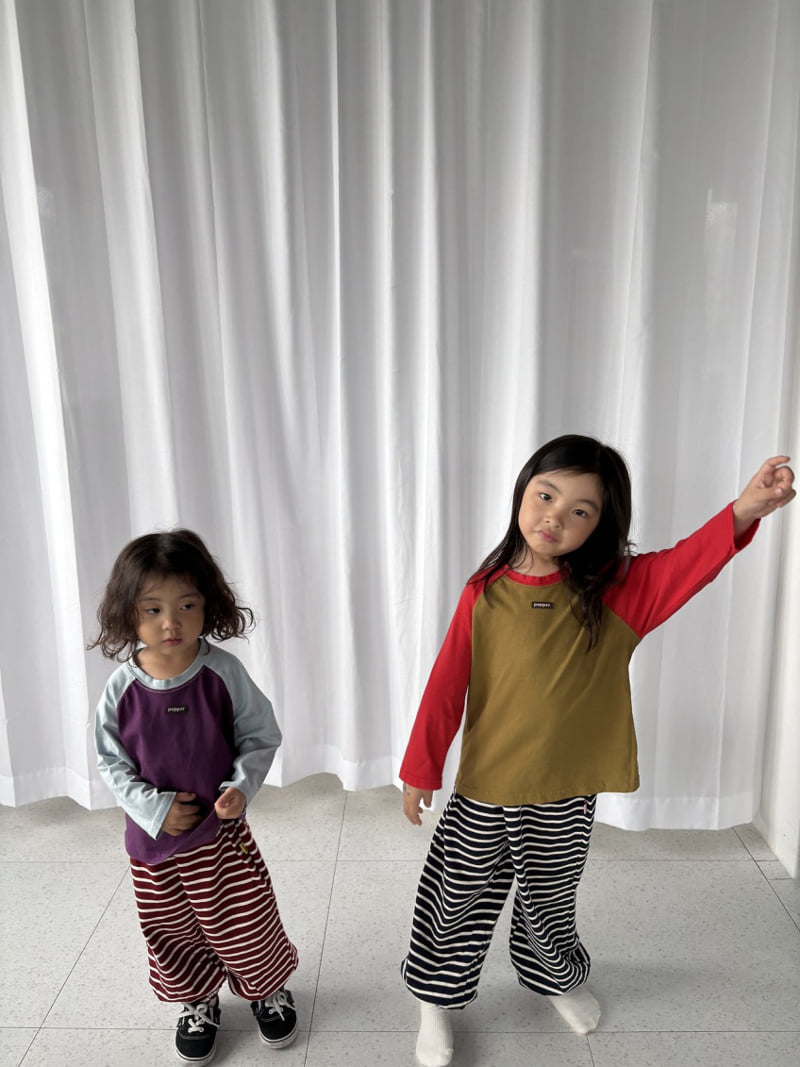 Pepper - Korean Children Fashion - #kidzfashiontrend - Salty Raglan Tee - 3