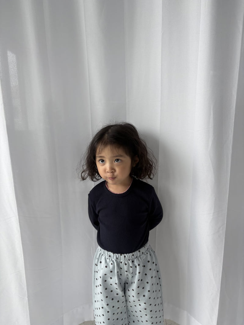 Pepper - Korean Children Fashion - #kidzfashiontrend - Pintuck Eyelet Tee - 3