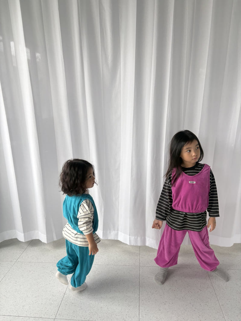 Pepper - Korean Children Fashion - #littlefashionista - Terry Jogger Pants - 7