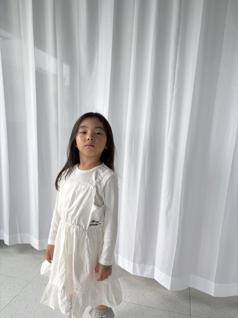 Pepper - Korean Children Fashion - #littlefashionista - Momo Layered One-piece - 3