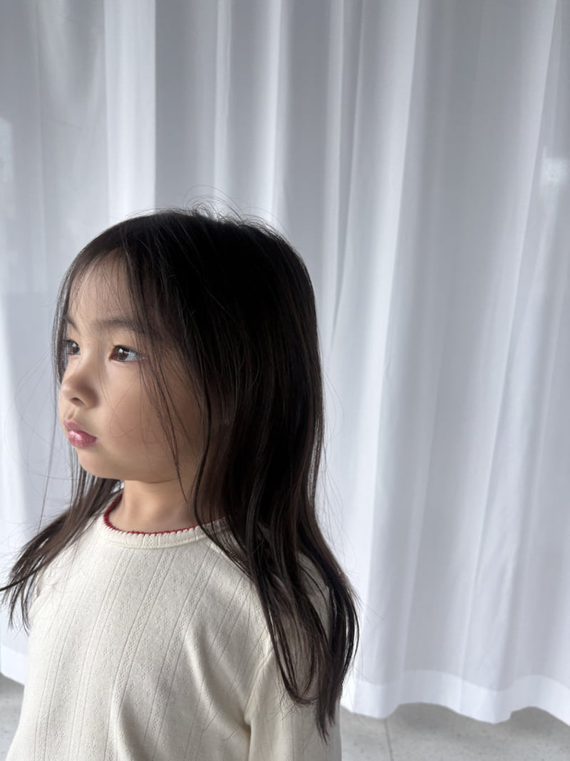 Pepper - Korean Children Fashion - #littlefashionista - Pintuck Eyelet Tee - 5