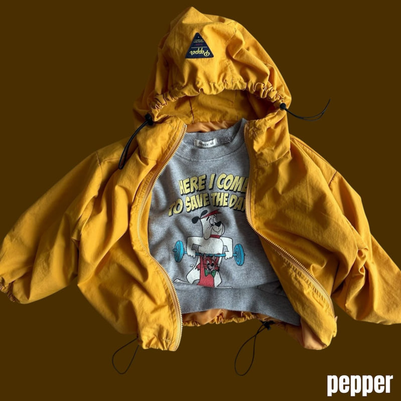 Pepper - Korean Children Fashion - #magicofchildhood - Dumbbell Sweatshirt (Adult) - 7