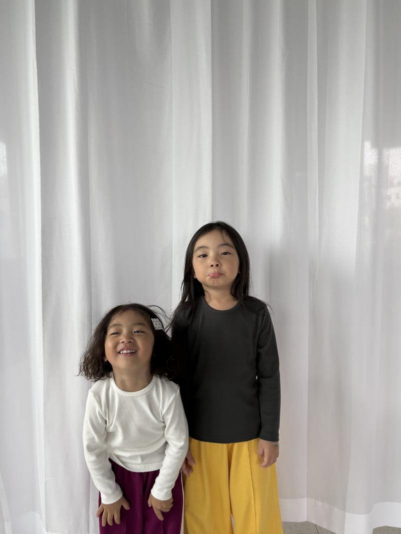 Pepper - Korean Children Fashion - #magicofchildhood - Ribbed Tee - 3