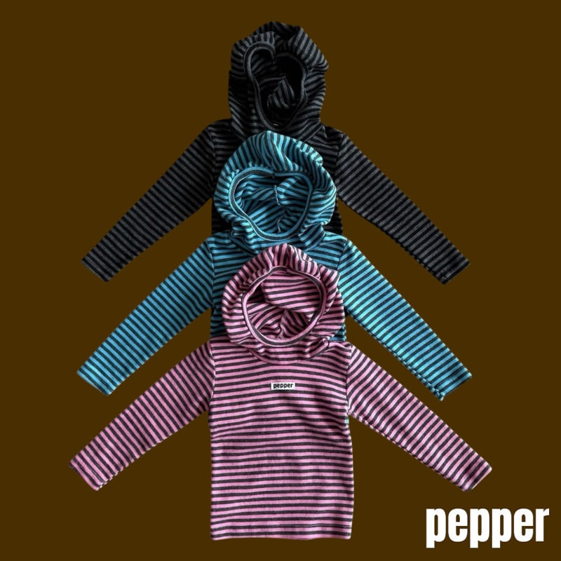Pepper - Korean Children Fashion - #magicofchildhood - Piglet Stripe Hoodie