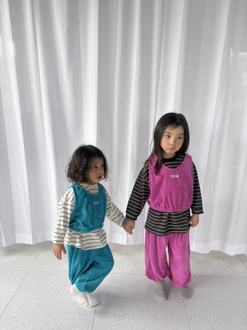 Pepper - Korean Children Fashion - #minifashionista - Terry Jogger Pants - 9