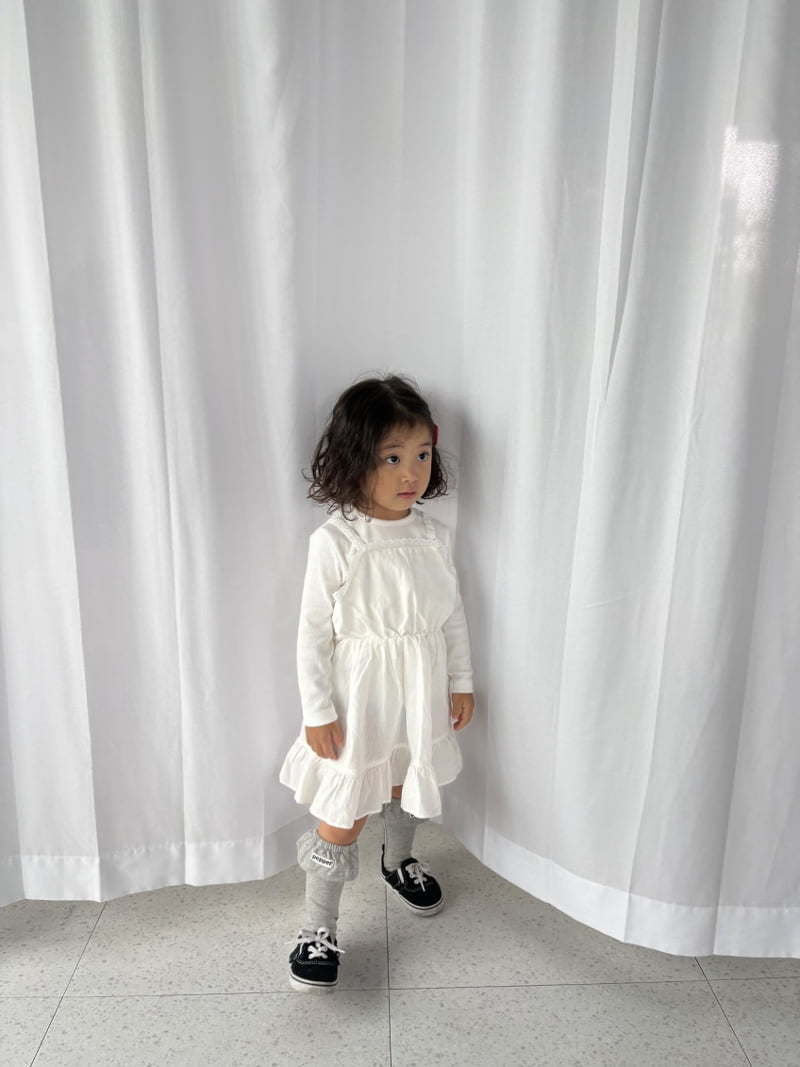 Pepper - Korean Children Fashion - #minifashionista - Momo Layered One-piece - 5