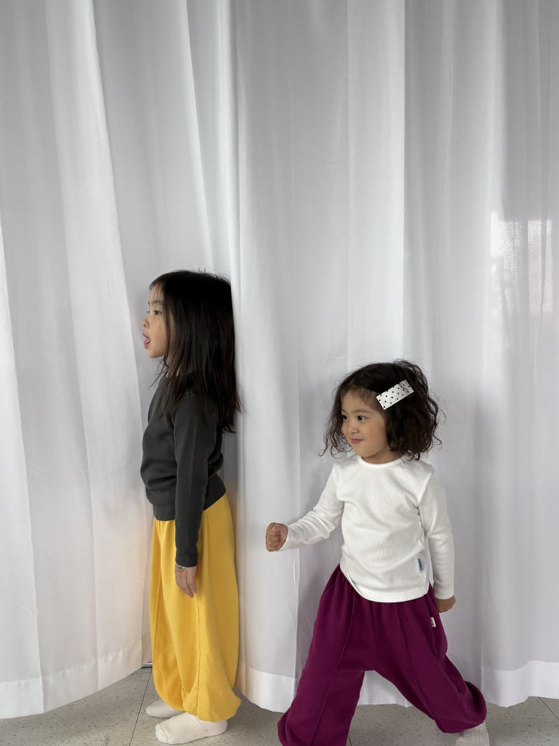 Pepper - Korean Children Fashion - #magicofchildhood - Ribbed Tee - 4