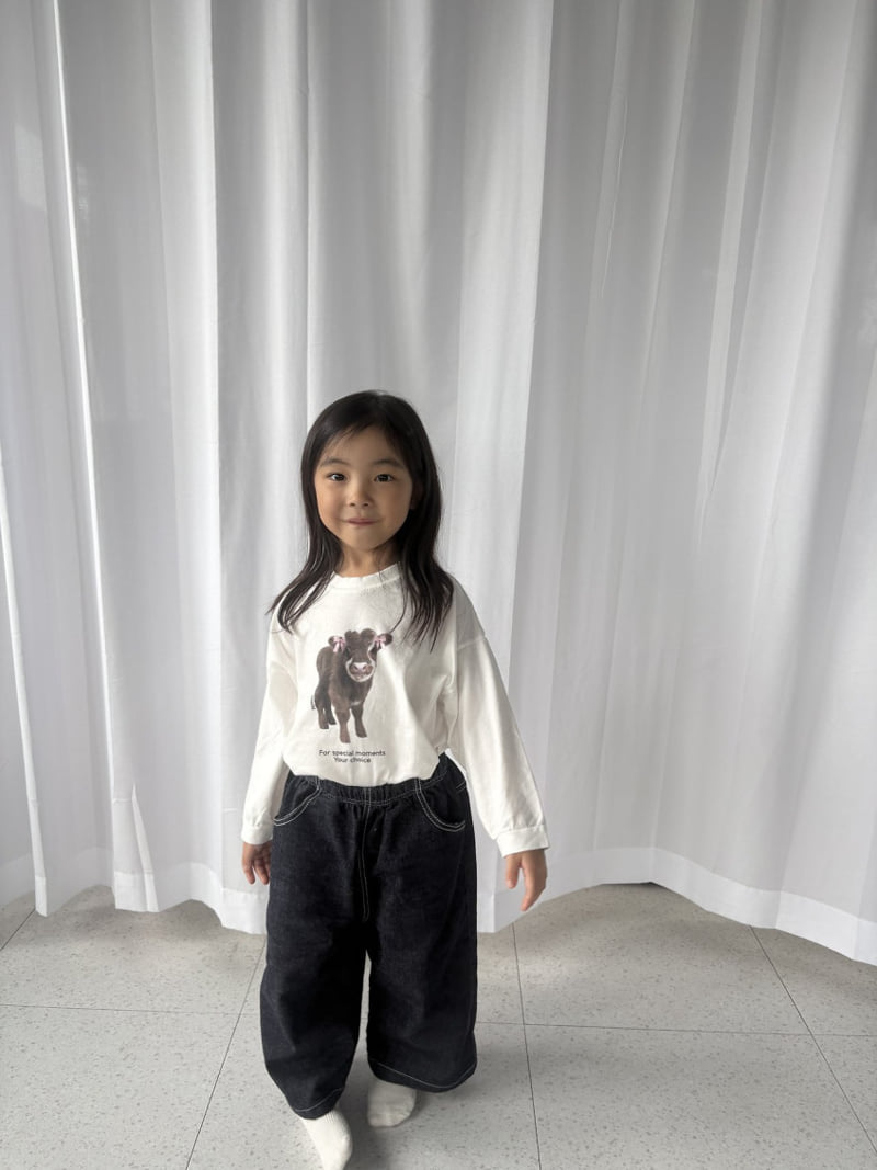 Pepper - Korean Children Fashion - #minifashionista - Non-Fade Denim Pants - 3