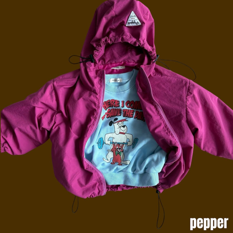 Pepper - Korean Children Fashion - #prettylittlegirls - Dumbbell Sweatshirt (Adult) - 9