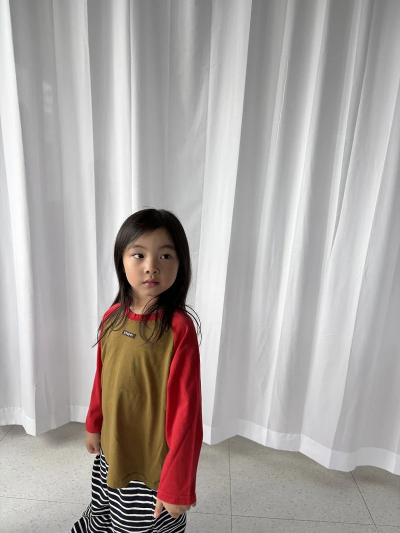 Pepper - Korean Children Fashion - #prettylittlegirls - Salty Raglan Tee - 8
