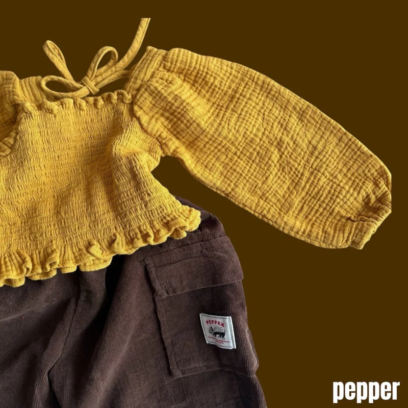 Pepper - Korean Children Fashion - #prettylittlegirls - Smocked Blouse - 11