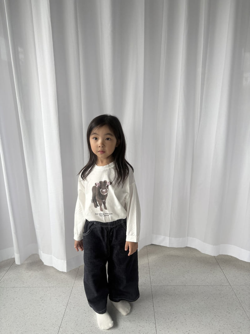 Pepper - Korean Children Fashion - #minifashionista - Non-Fade Denim Pants - 4