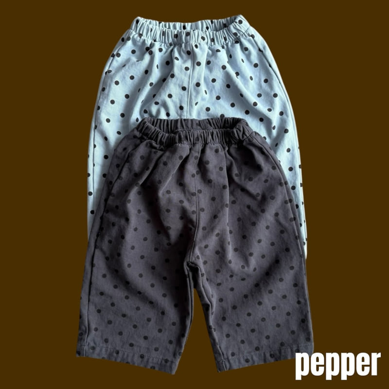 Pepper - Korean Children Fashion - #stylishchildhood - Dot Pants