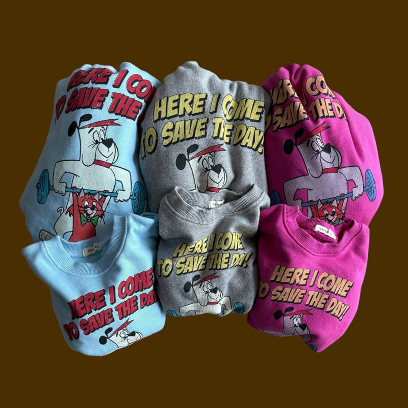 Pepper - Korean Children Fashion - #todddlerfashion - Dumbbell Sweatshirt - 11