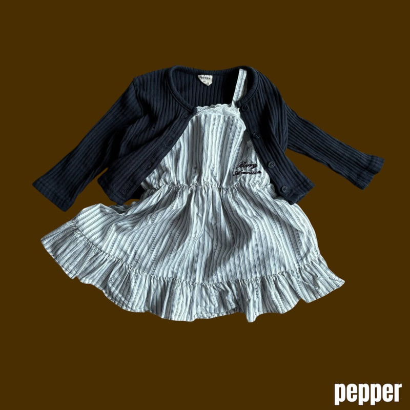 Pepper - Korean Children Fashion - #todddlerfashion - Momo Layered One-piece - 7