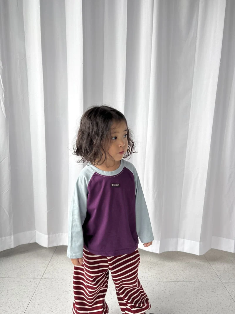 Pepper - Korean Children Fashion - #toddlerclothing - Salty Raglan Tee - 10