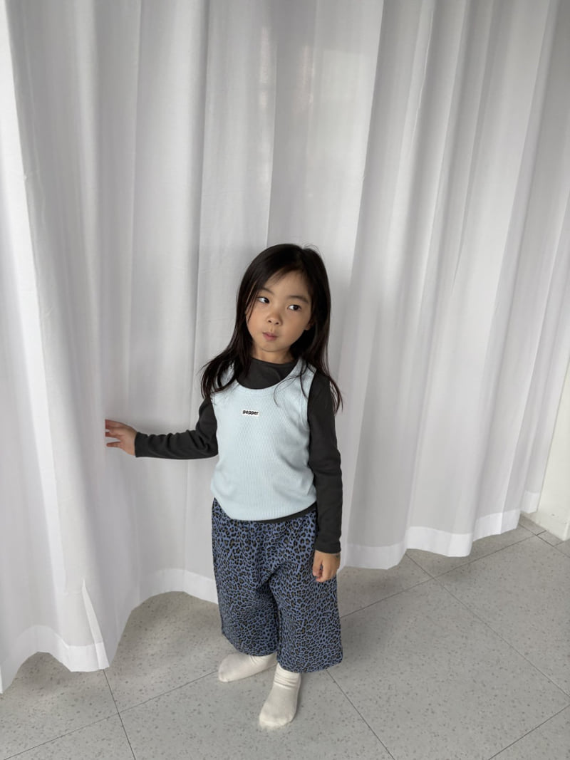 Pepper - Korean Children Fashion - #toddlerclothing - Ribbed Tee - 7