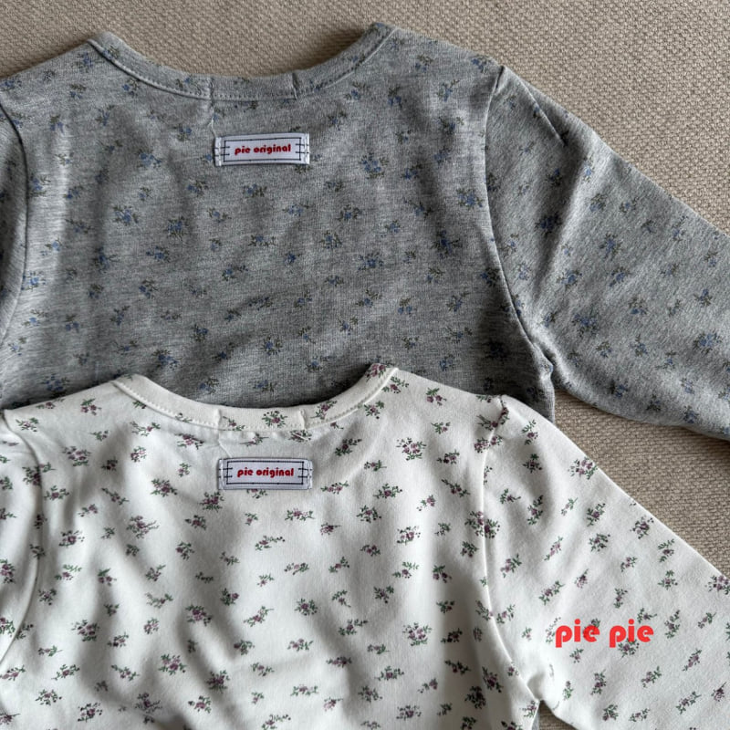 Pie - Korean Baby Fashion - #babyboutique - Floral Stretch Tee - 9