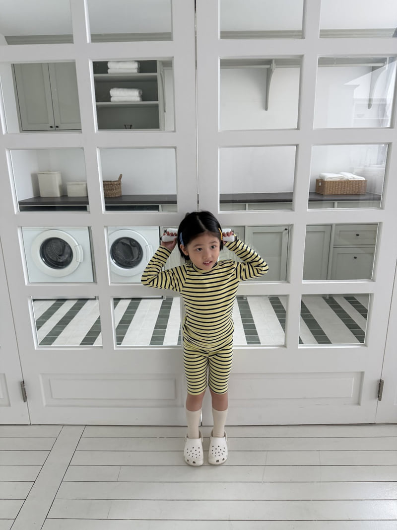 Pie - Korean Baby Fashion - #babyclothing - Lemon Soda Leggings - 10