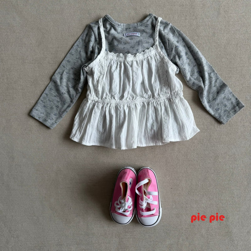 Pie - Korean Baby Fashion - #babyclothing - Floral Stretch Tee - 11