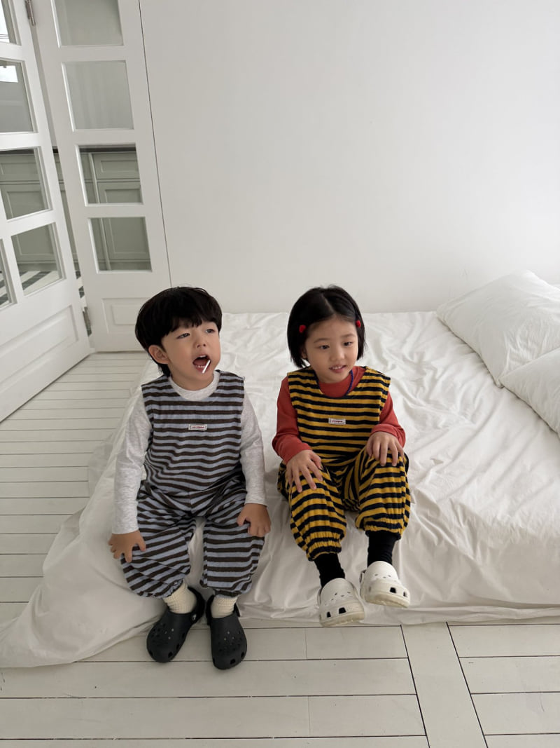 Pie - Korean Baby Fashion - #babyclothing - Autumn Mimi Ribbed Tee - 5