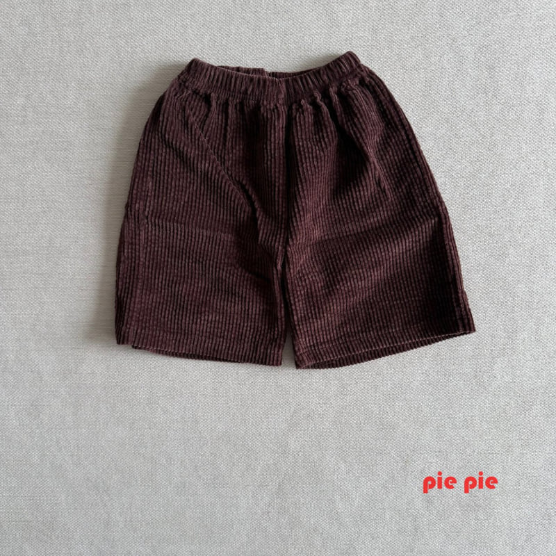 Pie - Korean Baby Fashion - #babyfashion - Embossed Corduroy Bermuda Shorts - 9