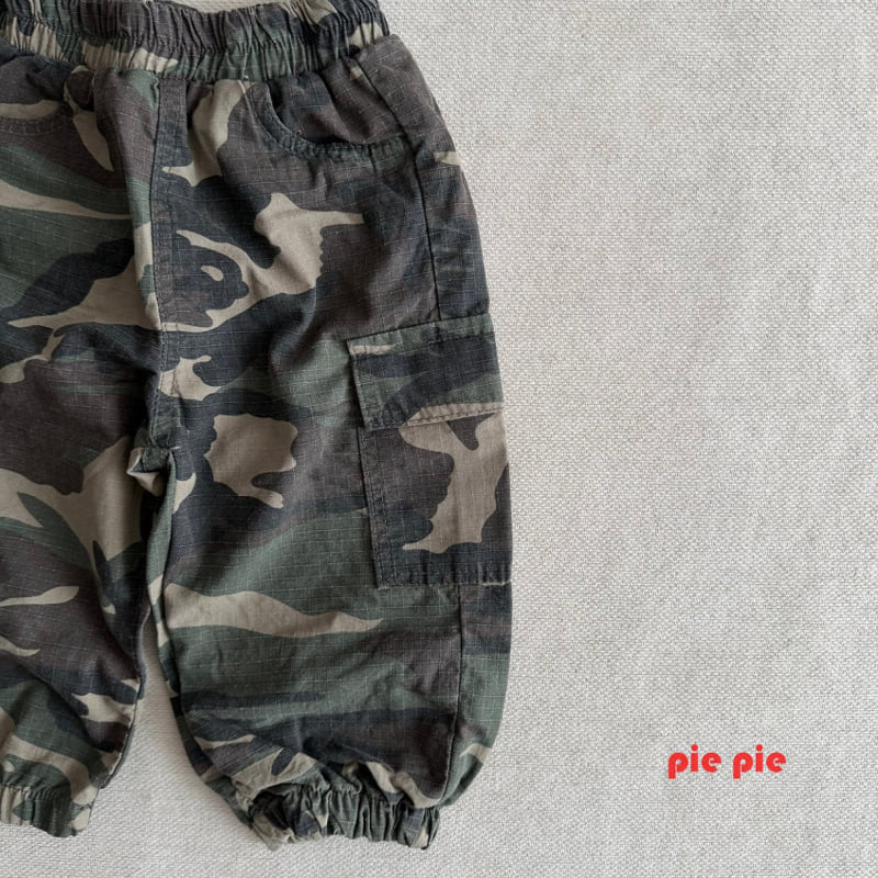 Pie - Korean Baby Fashion - #babyfever - Camo Cargo Jogger Pants - 9