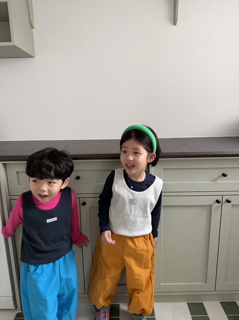 Pie - Korean Baby Fashion - #babyfever - Autumn Mimi Ribbed Tee - 7