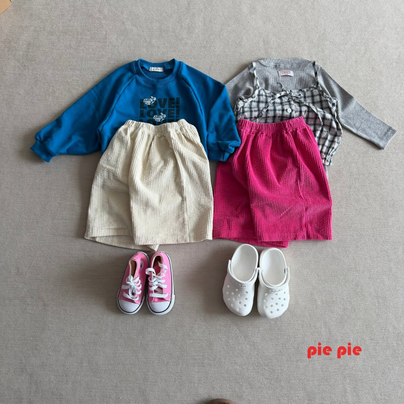 Pie - Korean Baby Fashion - #babygirlfashion - Embossed Corduroy Bermuda Shorts - 11