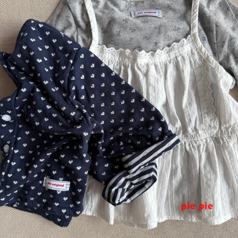 Pie - Korean Baby Fashion - #babylifestyle - Heart Cardigan - 11
