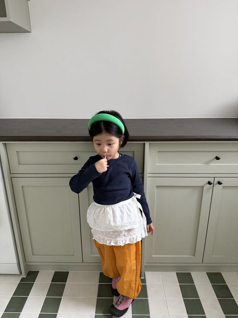 Pie - Korean Baby Fashion - #babyoninstagram - Baby's Breath Apron - 5