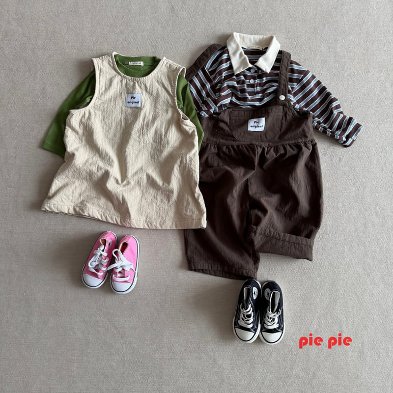Pie - Korean Baby Fashion - #babyoninstagram - Little Rascal Overalls - 11