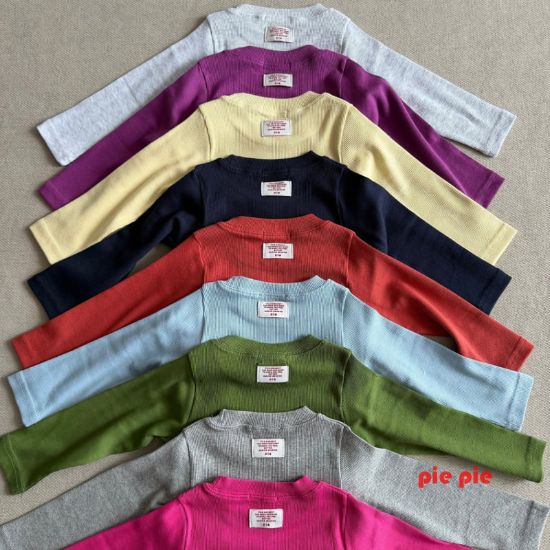 Pie - Korean Baby Fashion - #babyoninstagram - Autumn Mimi Ribbed Tee - 10