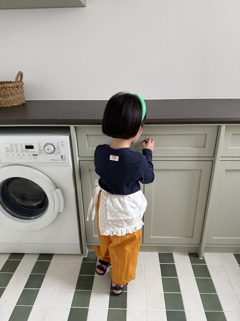 Pie - Korean Baby Fashion - #babyootd - Baby's Breath Apron - 6