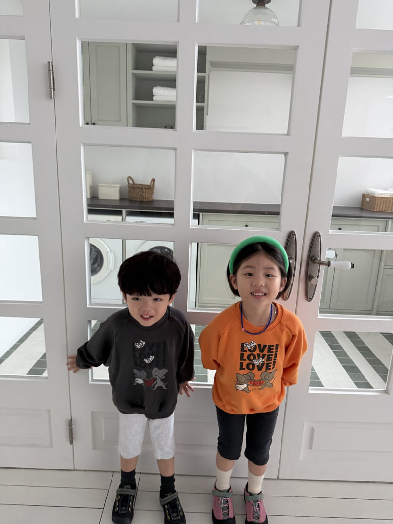 Pie - Korean Baby Fashion - #babyootd - Cheese Mouse Sweatshirt - 7