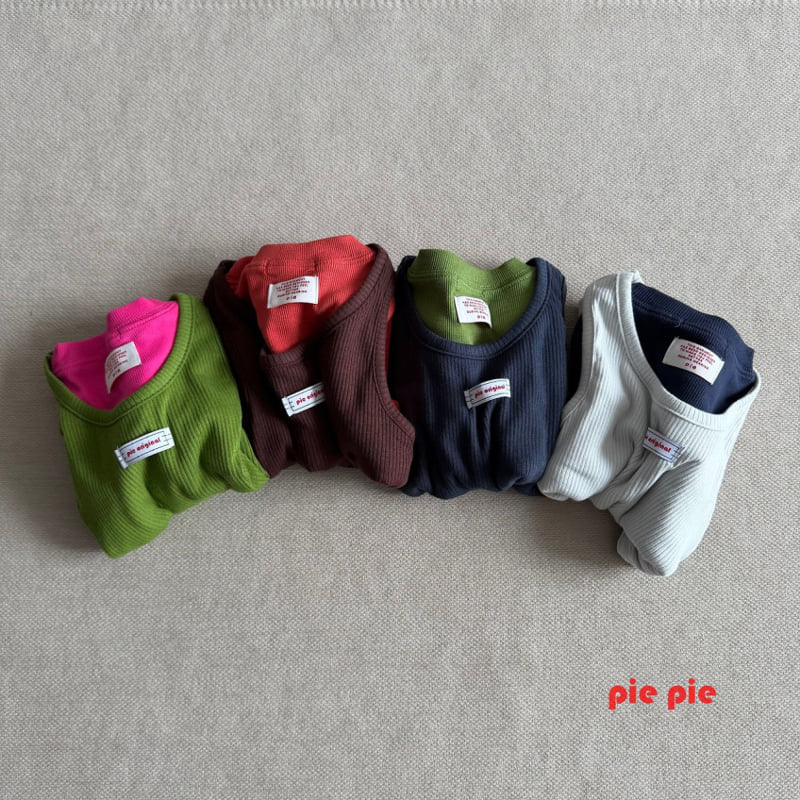 Pie - Korean Baby Fashion - #babyootd - Autumn Mimi Ribbed Tee - 11