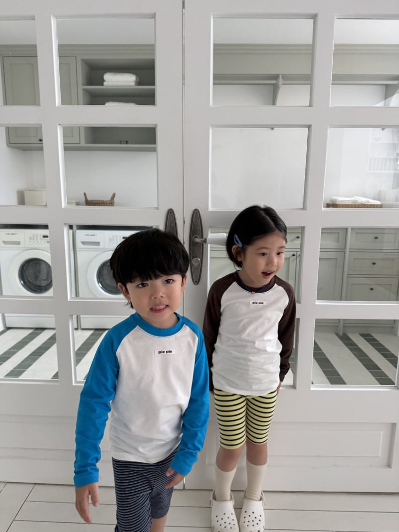Pie - Korean Baby Fashion - #babyootd - Sports Day Raglan Tee - 4