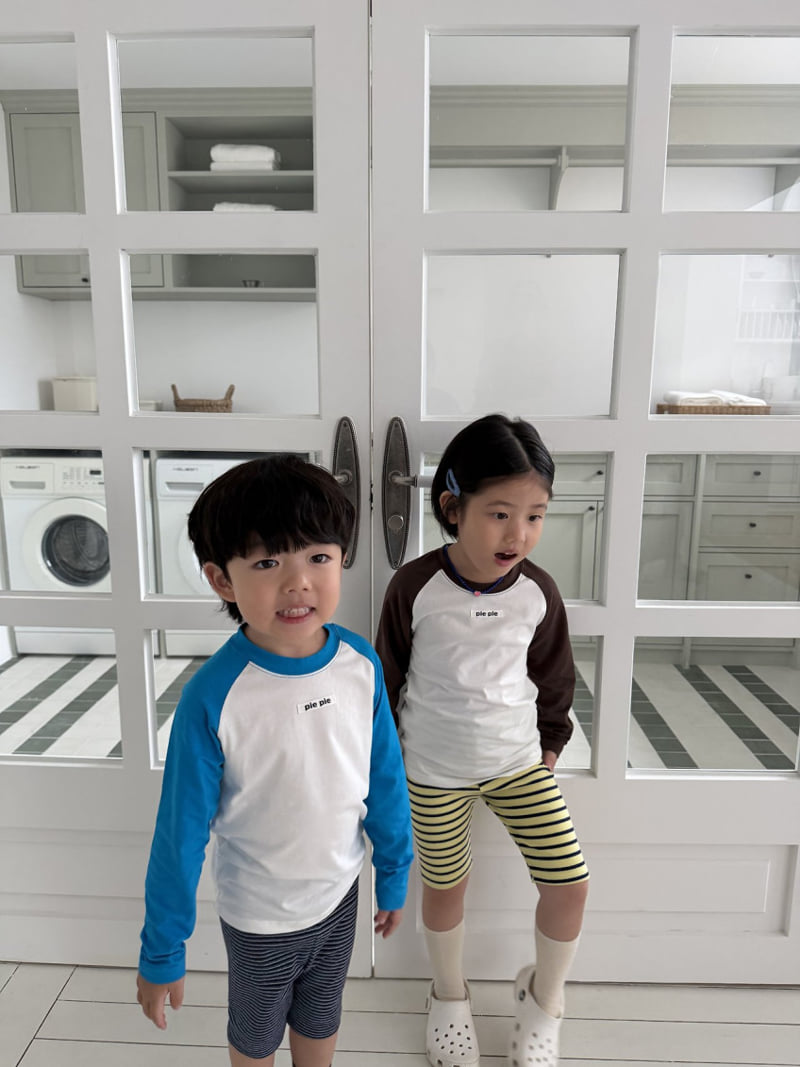 Pie - Korean Baby Fashion - #babyoutfit - Sports Day Raglan Tee - 5