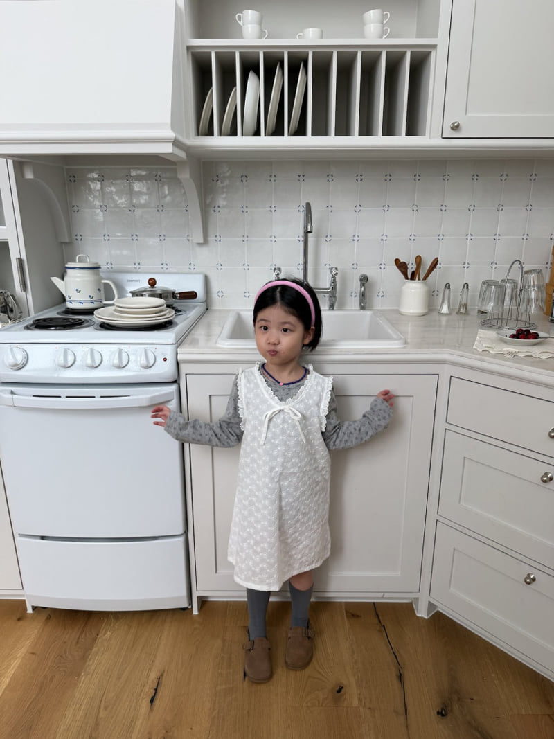 Pie - Korean Baby Fashion - #babyoutfit - Floral Stretch Tee - 3