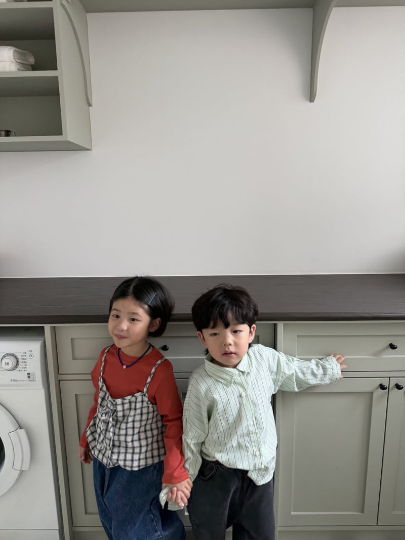 Pie - Korean Baby Fashion - #babyoutfit - Jenny Button-Front Bustier - 4