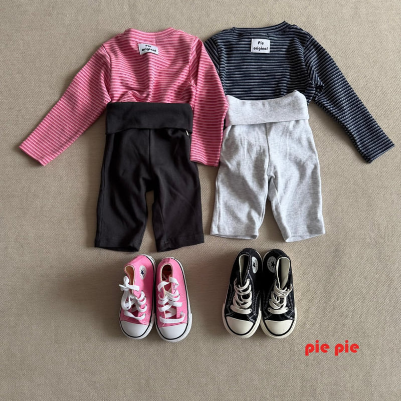 Pie - Korean Baby Fashion - #babywear - Strawberry Milk Striped Tee - 9