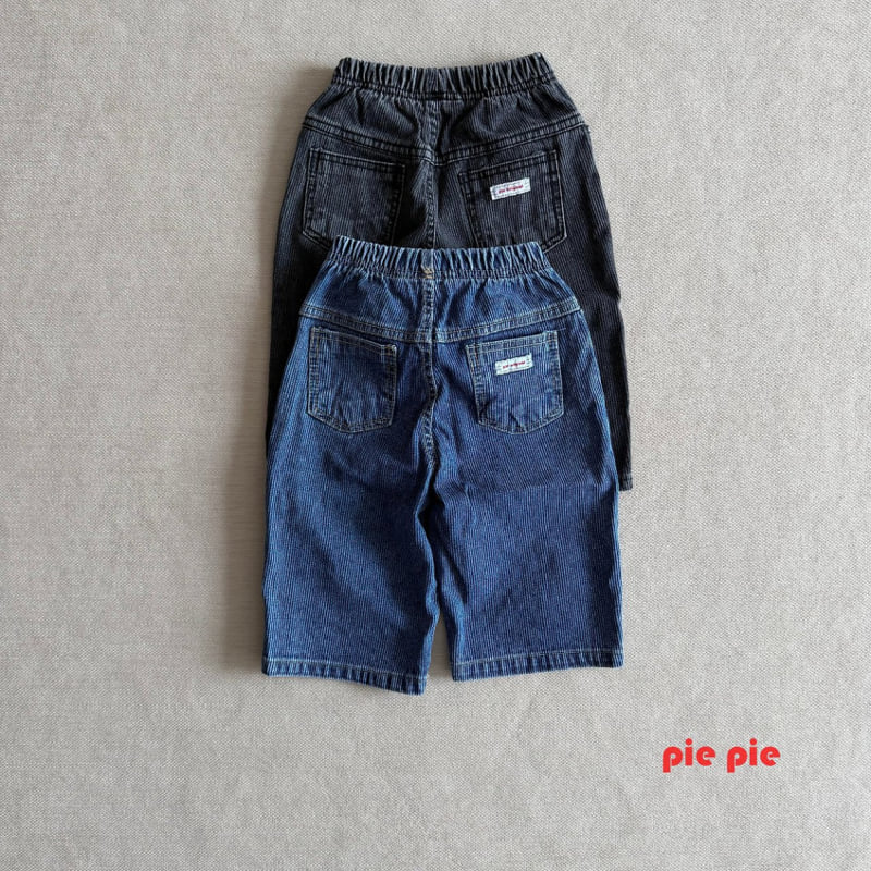 Pie - Korean Baby Fashion - #onlinebabyboutique - Corduroy Denim Pants